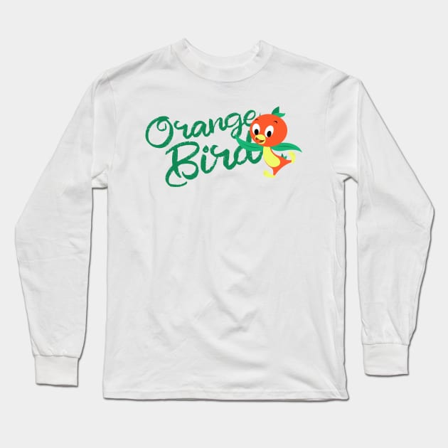 Orange Bird Long Sleeve T-Shirt by Merlino Creative